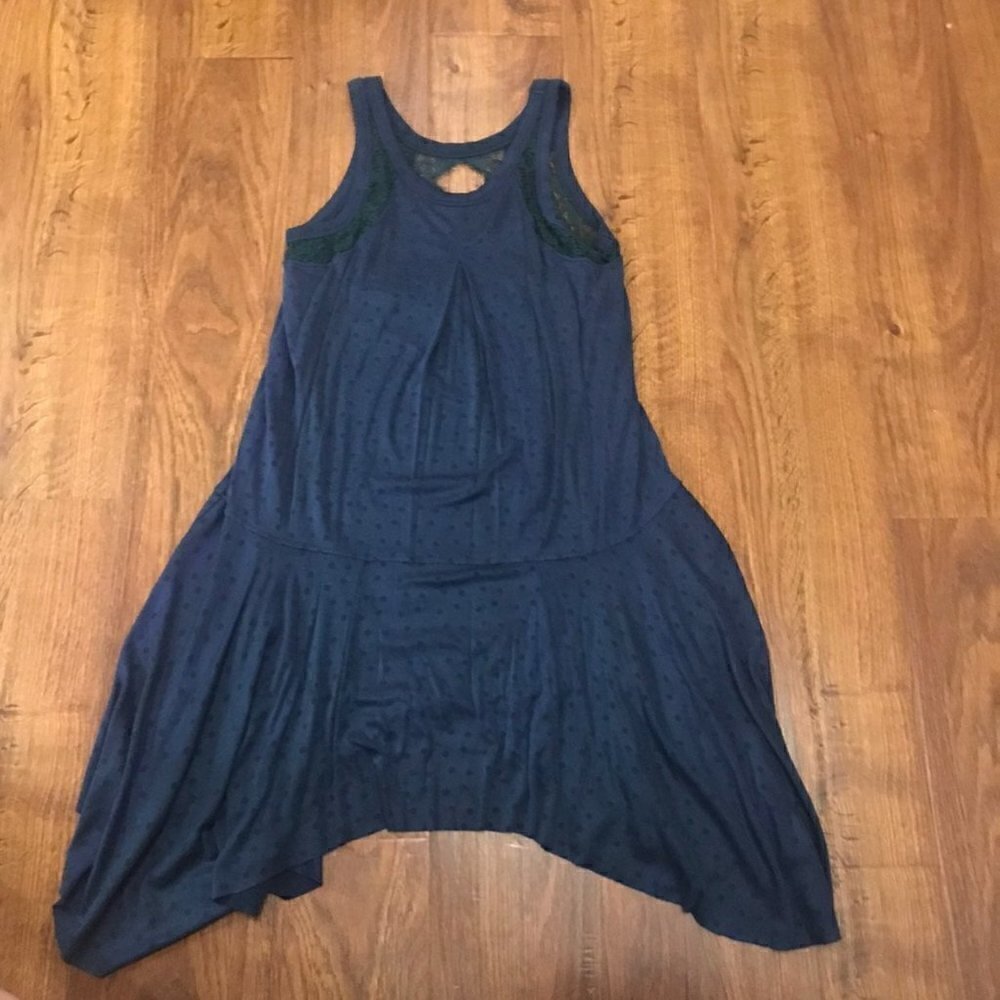 Free people polka dot dress sz S
